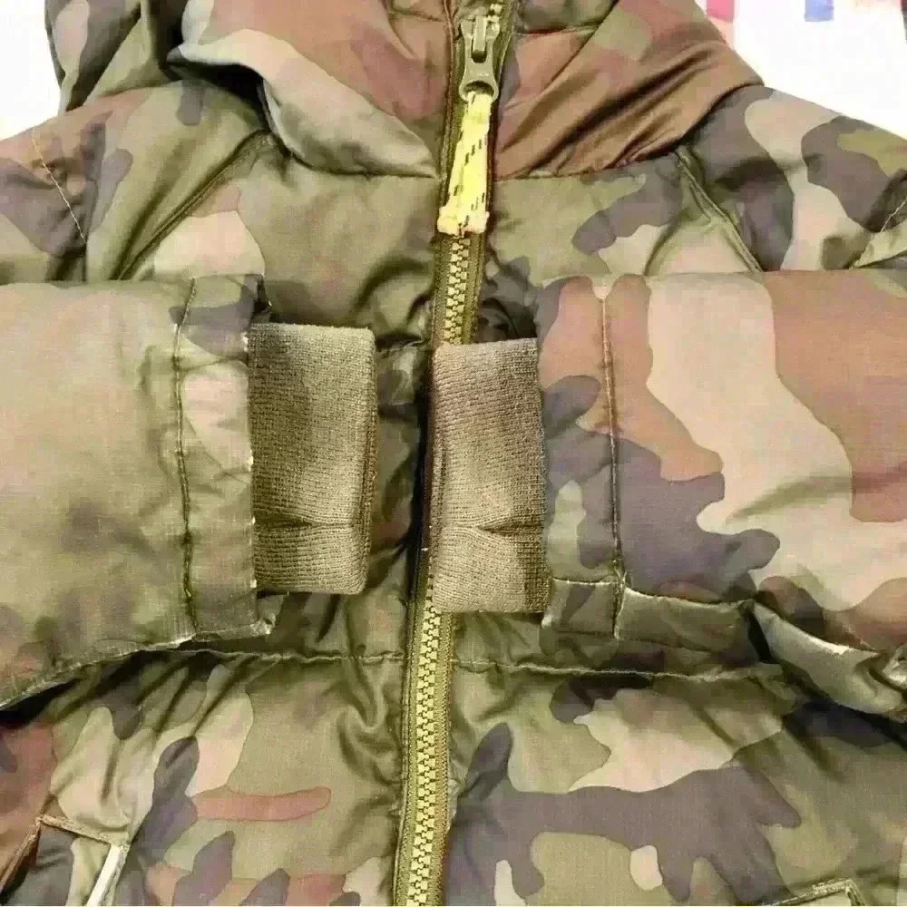 J.Crew CREWCUTS BOYS DOWN FILLED HOODED ZIP UP CAMOUFLAGE PUFFER JACKET …